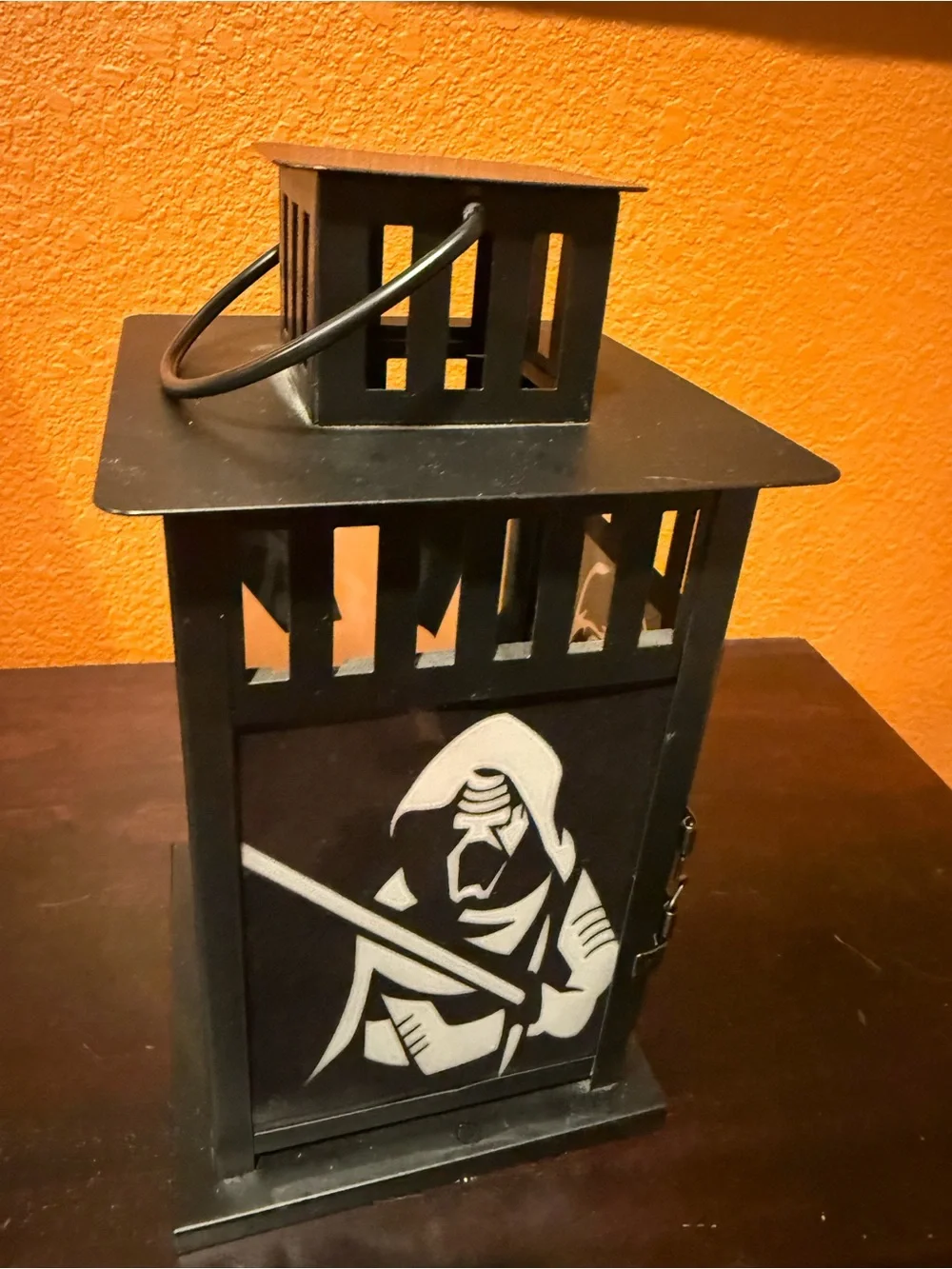 Star Wars Villains 4 sided Black Metal Decorative Lantern